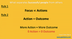Focus + Action = More Success